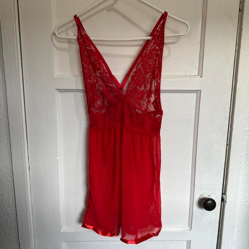 Avidlove Red Lace Slip‎